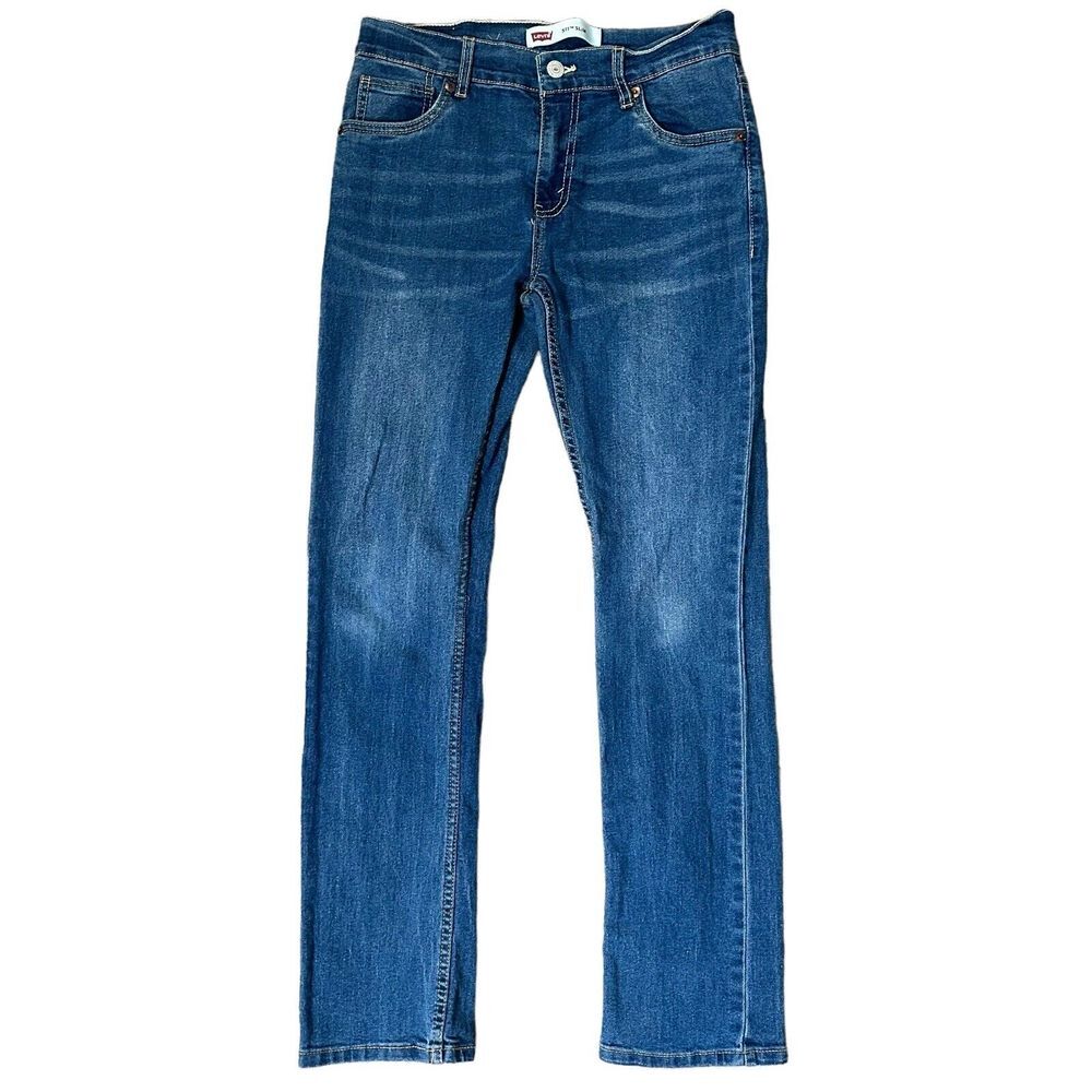 Levis 511 Slim Youth Jeans Boys Size 16 Reg 28 x 28 Blue‎ Denim Casual